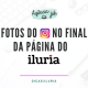 fotos do instagram no final da página no iluria