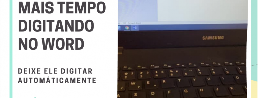 É só falar que o Word digita automático