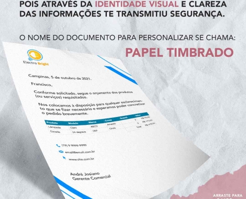 Como você envia um documento para o seu cliente?